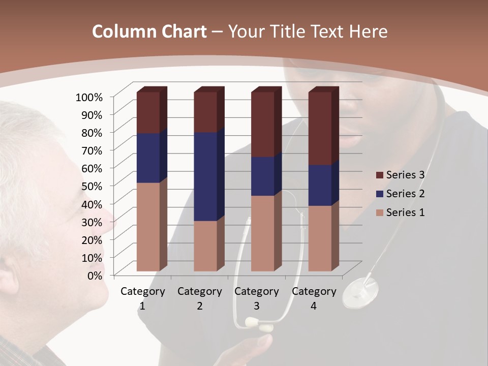Employee Tablet Man PowerPoint Template