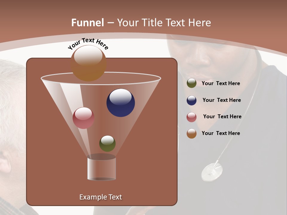 Employee Tablet Man PowerPoint Template