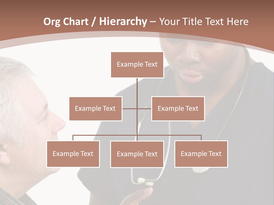 Employee Tablet Man PowerPoint Template
