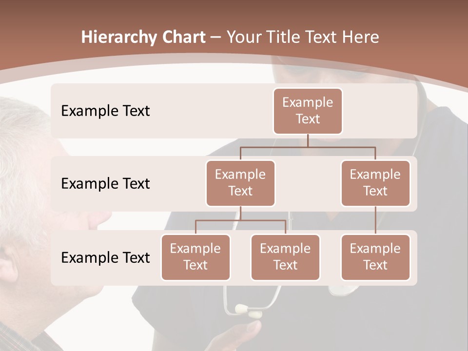 Employee Tablet Man PowerPoint Template