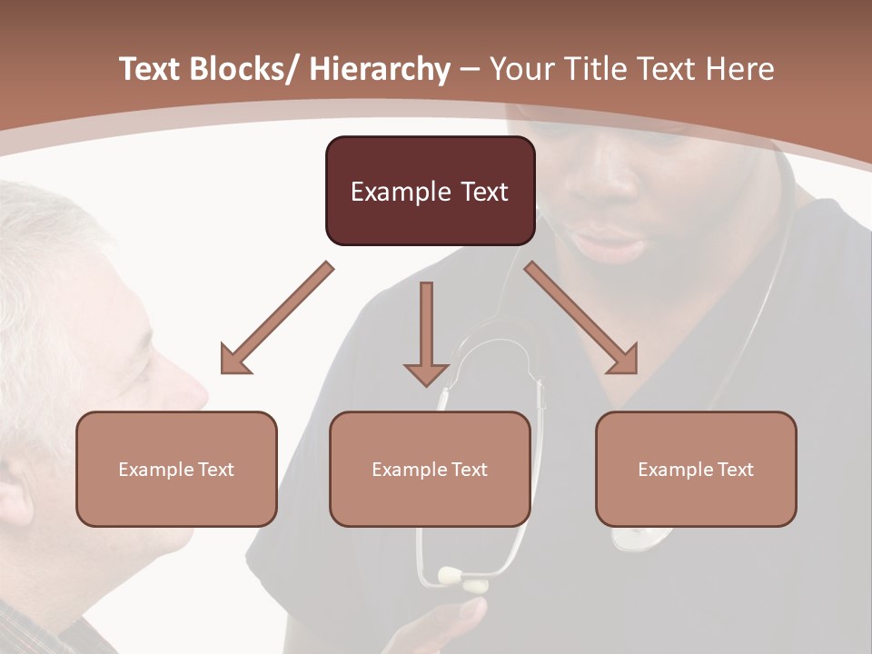 Employee Tablet Man PowerPoint Template