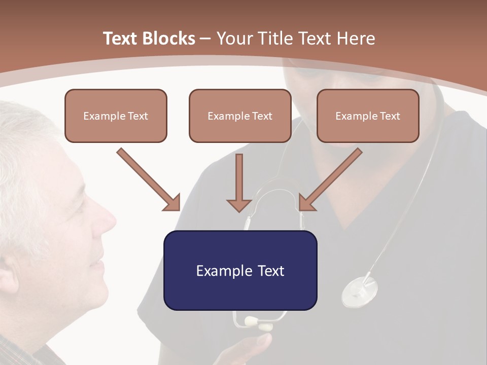 Employee Tablet Man PowerPoint Template