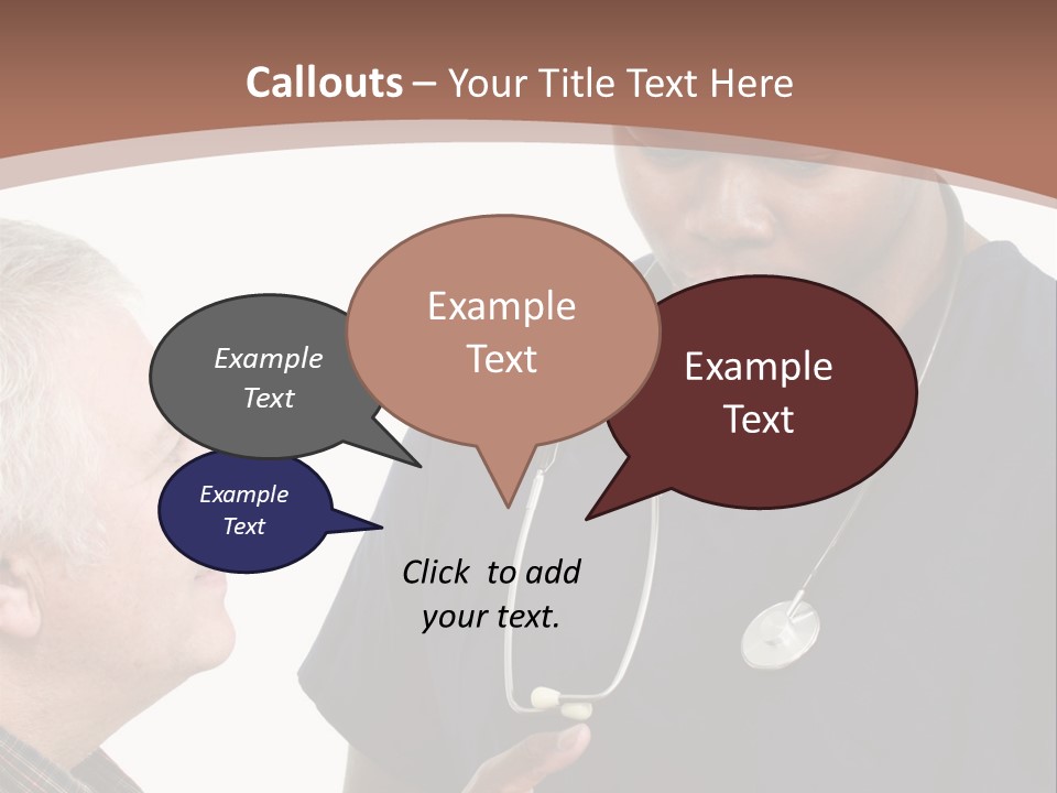 Employee Tablet Man PowerPoint Template