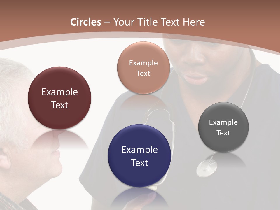 Employee Tablet Man PowerPoint Template