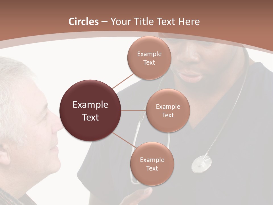 Employee Tablet Man PowerPoint Template