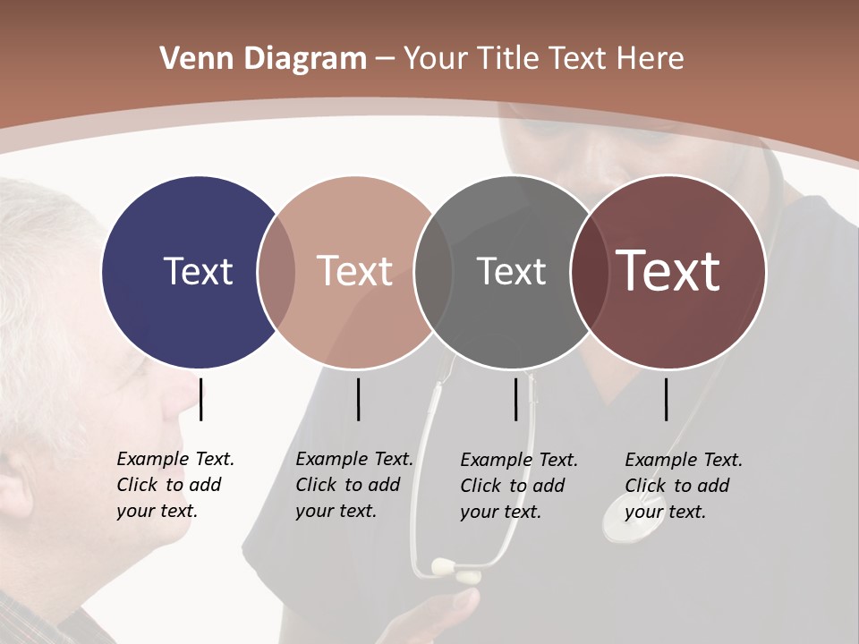 Employee Tablet Man PowerPoint Template