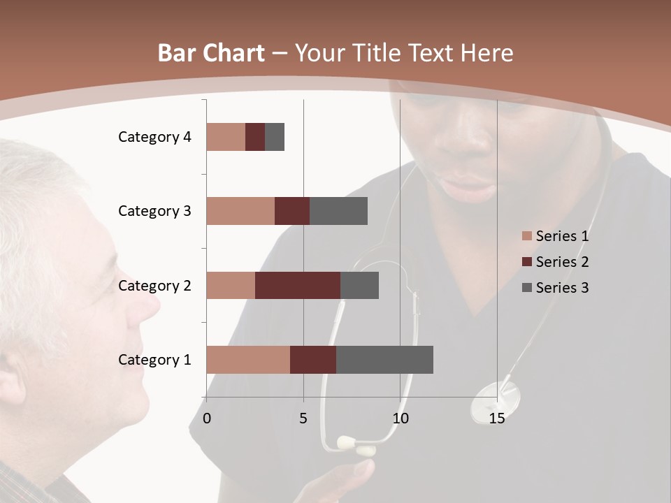 Employee Tablet Man PowerPoint Template