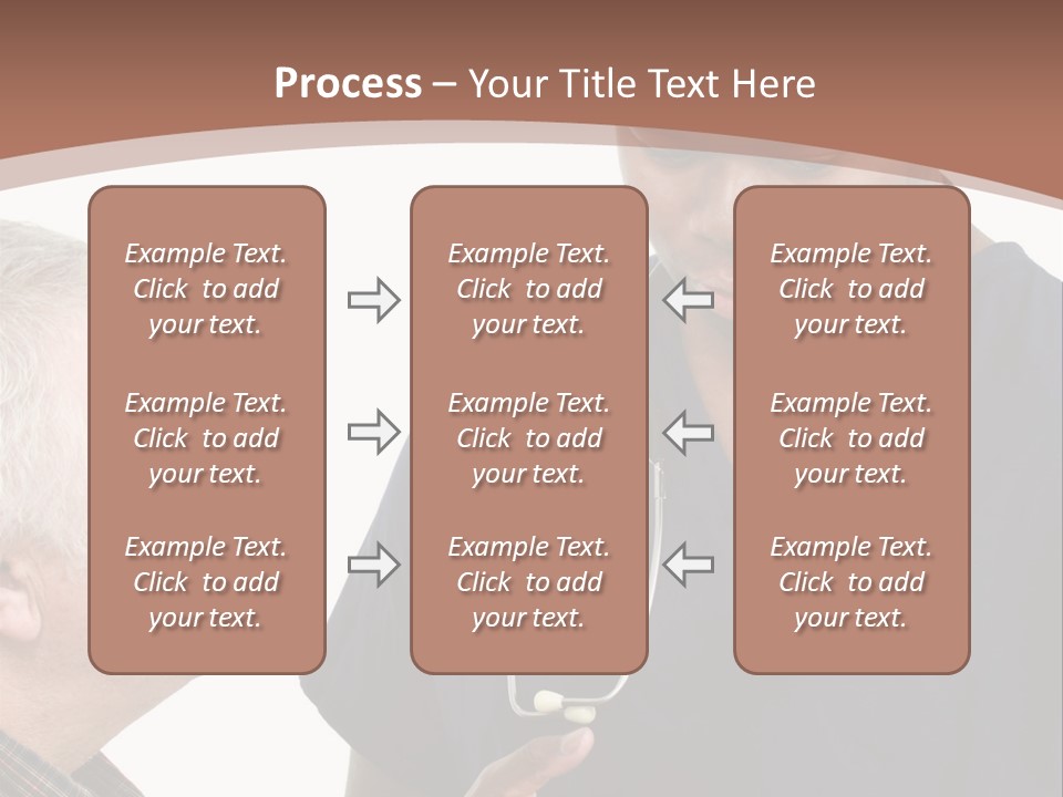 Employee Tablet Man PowerPoint Template