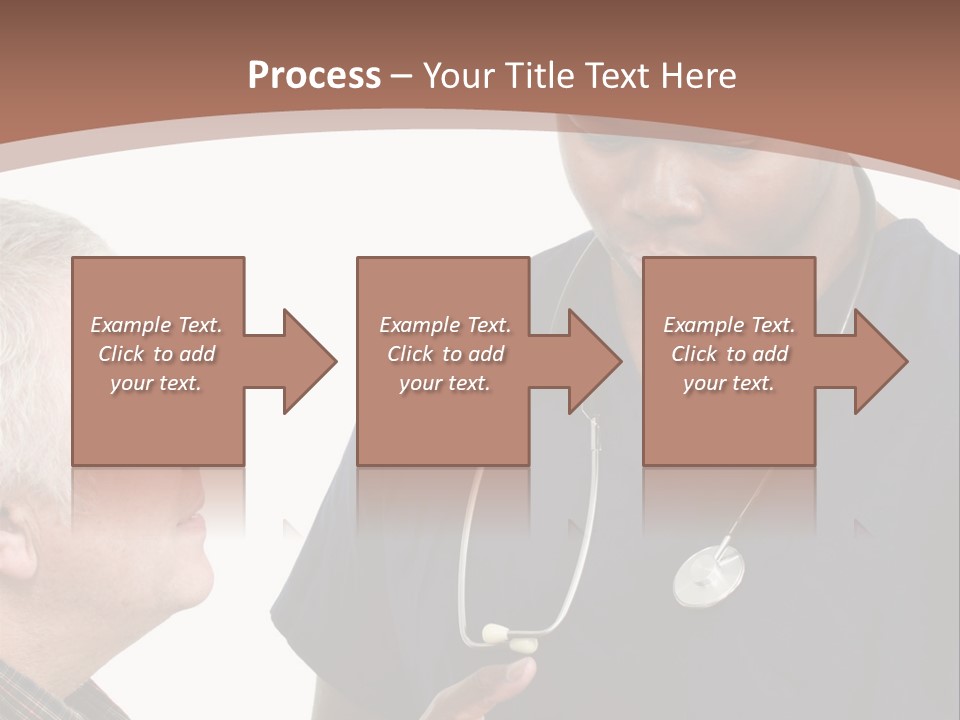 Employee Tablet Man PowerPoint Template
