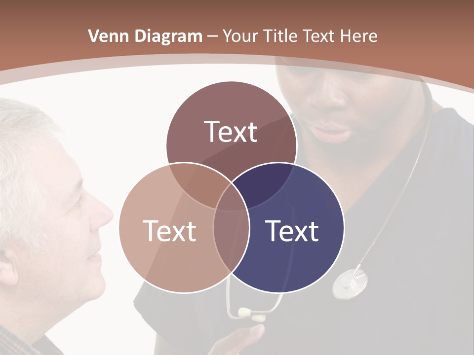 Employee Tablet Man PowerPoint Template