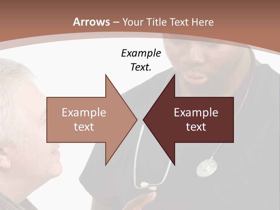 Employee Tablet Man PowerPoint Template