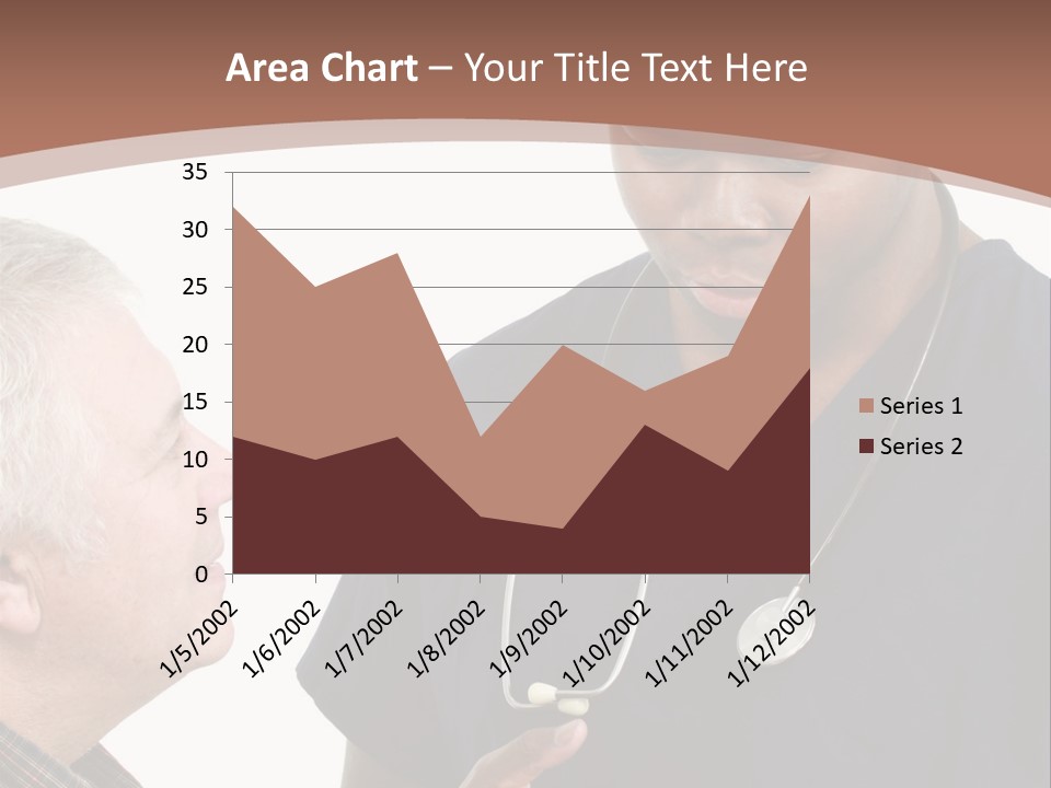 Employee Tablet Man PowerPoint Template