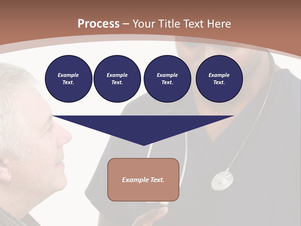 Employee Tablet Man PowerPoint Template