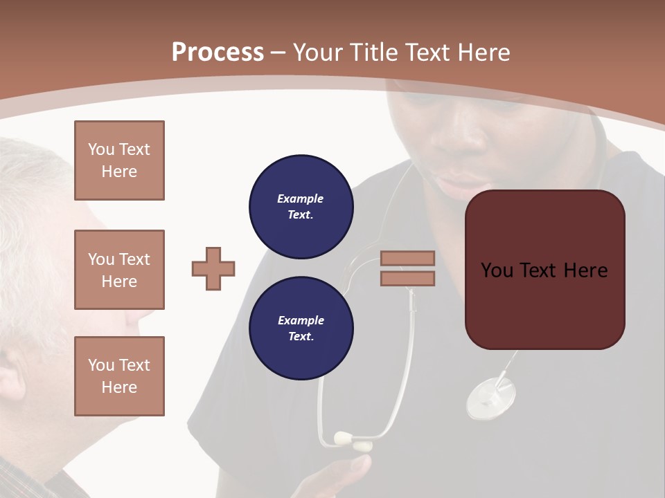 Employee Tablet Man PowerPoint Template