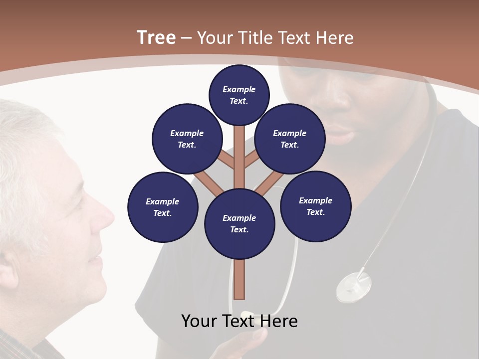 Employee Tablet Man PowerPoint Template