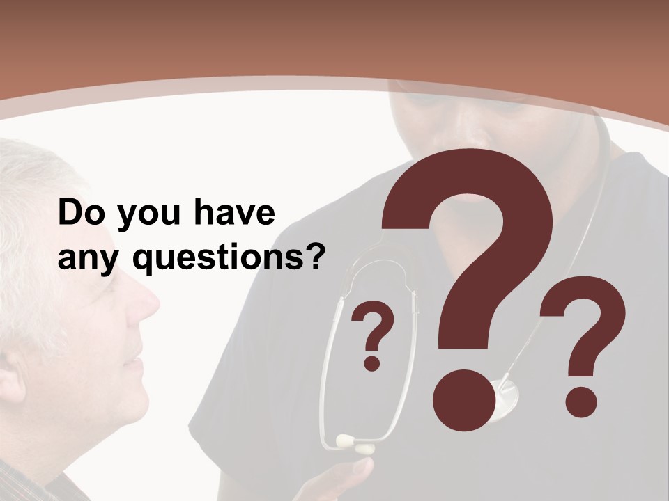 Employee Tablet Man PowerPoint Template