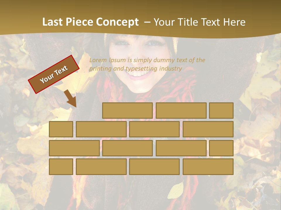 Lying Offspring Person PowerPoint Template