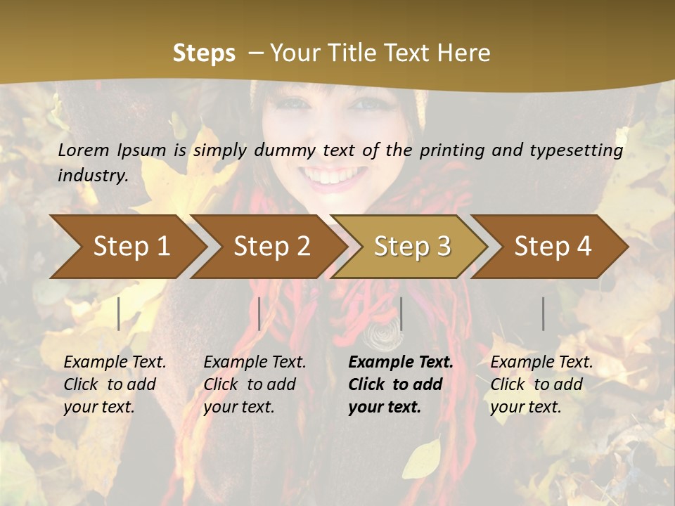 Lying Offspring Person PowerPoint Template