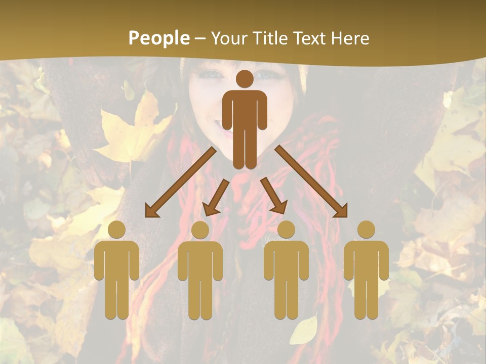 Lying Offspring Person PowerPoint Template