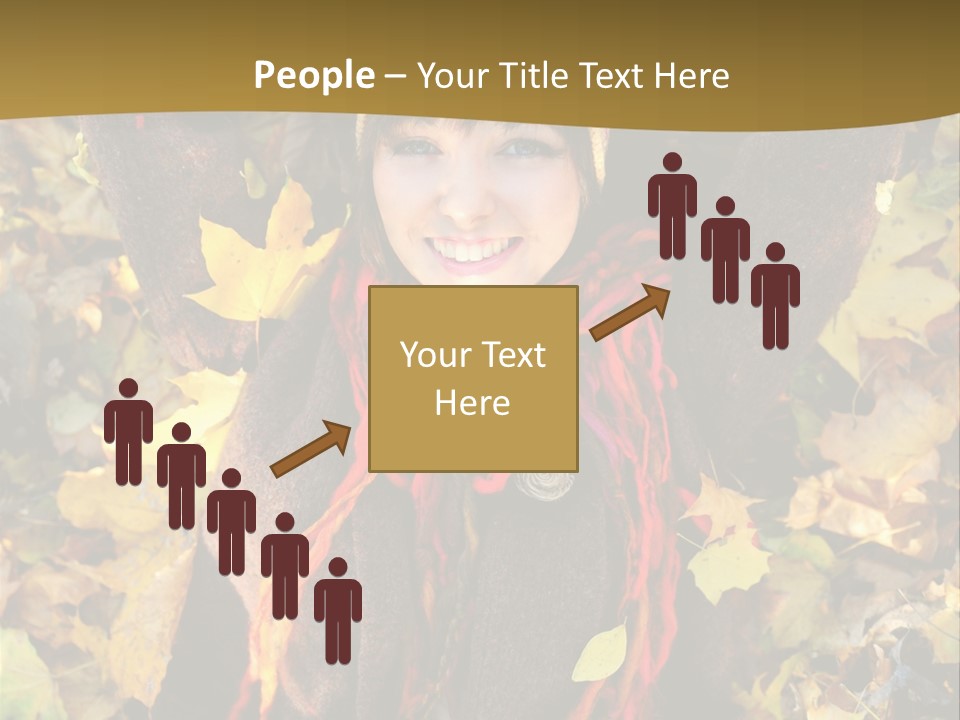 Lying Offspring Person PowerPoint Template