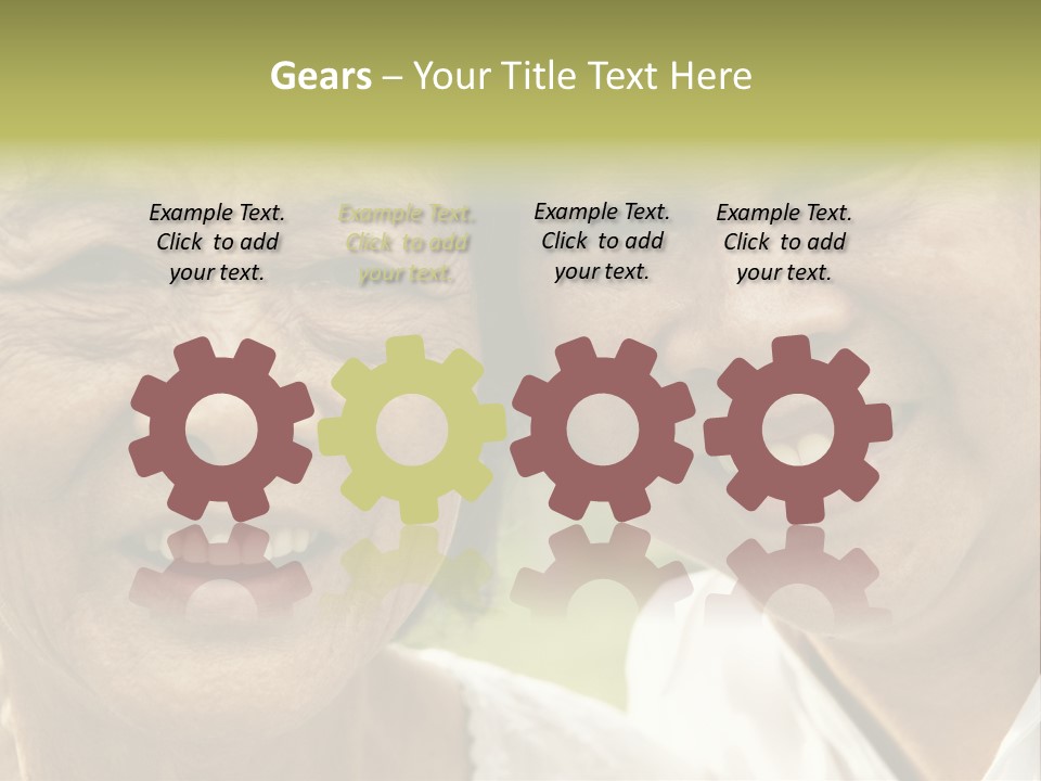 Head Retirement Asian PowerPoint Template