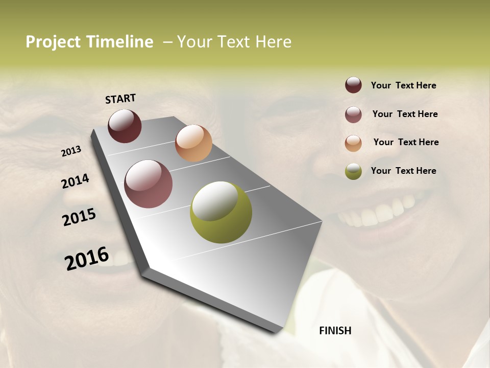 Head Retirement Asian PowerPoint Template