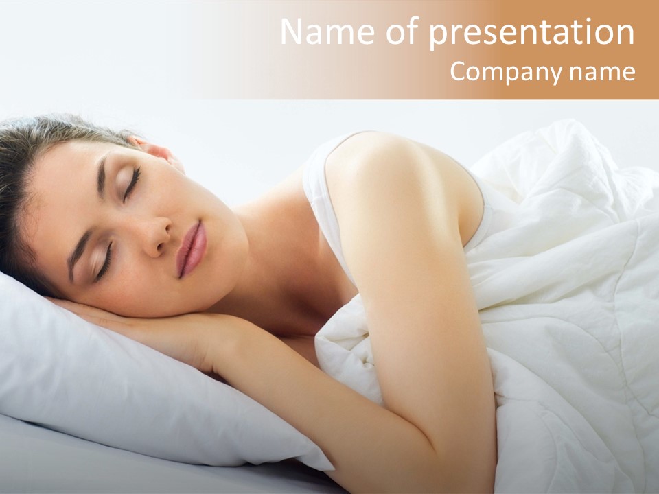 Morning White Only PowerPoint Template