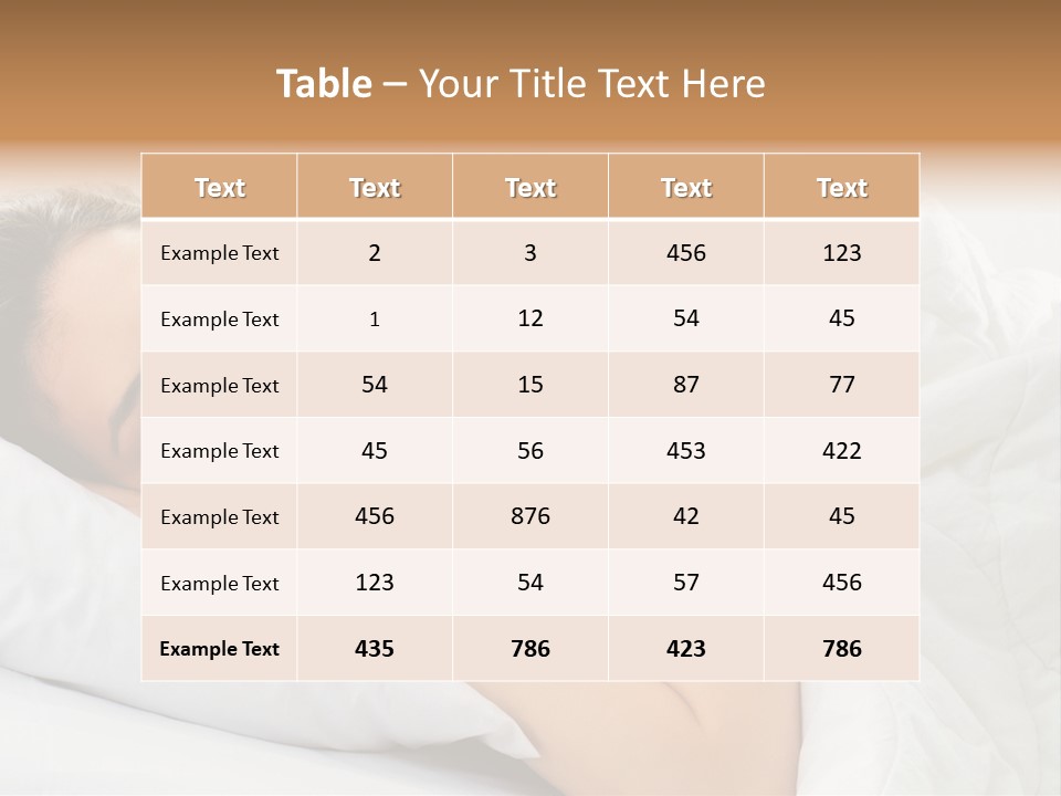 Morning White Only PowerPoint Template