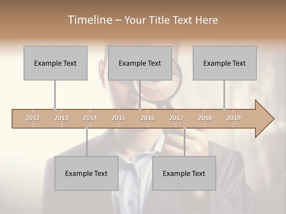 Portrait Inspector Closeup PowerPoint Template