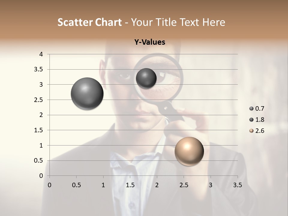 Portrait Inspector Closeup PowerPoint Template