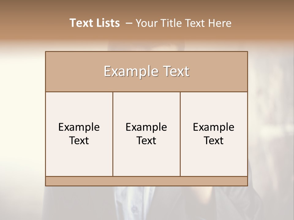 Portrait Inspector Closeup PowerPoint Template