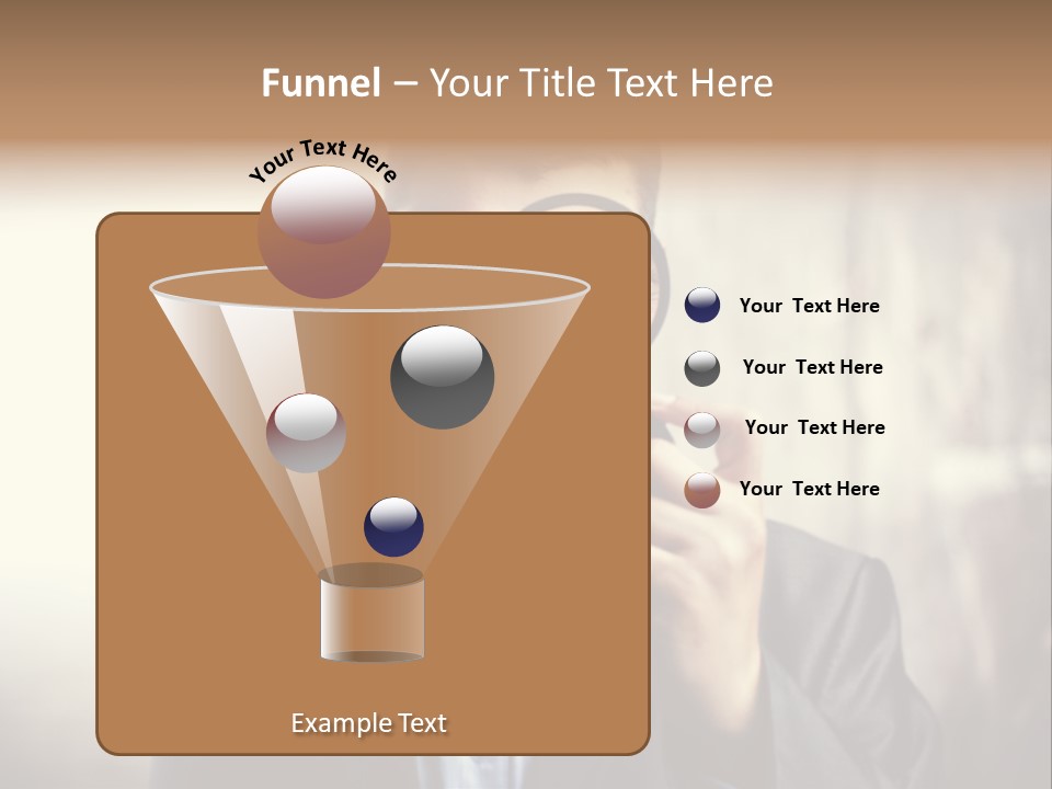 Portrait Inspector Closeup PowerPoint Template