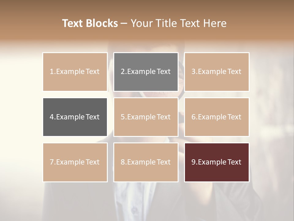 Portrait Inspector Closeup PowerPoint Template