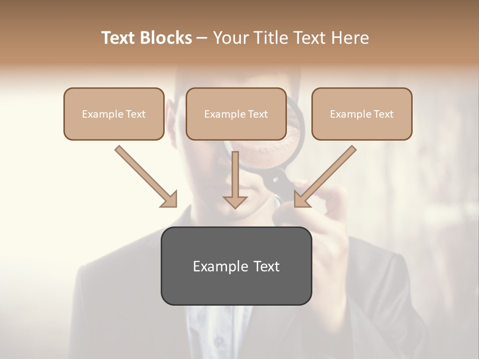 Portrait Inspector Closeup PowerPoint Template