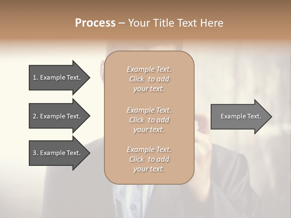 Portrait Inspector Closeup PowerPoint Template