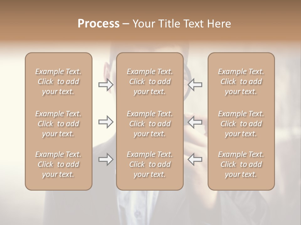 Portrait Inspector Closeup PowerPoint Template