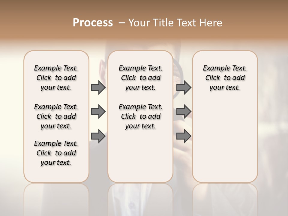 Portrait Inspector Closeup PowerPoint Template