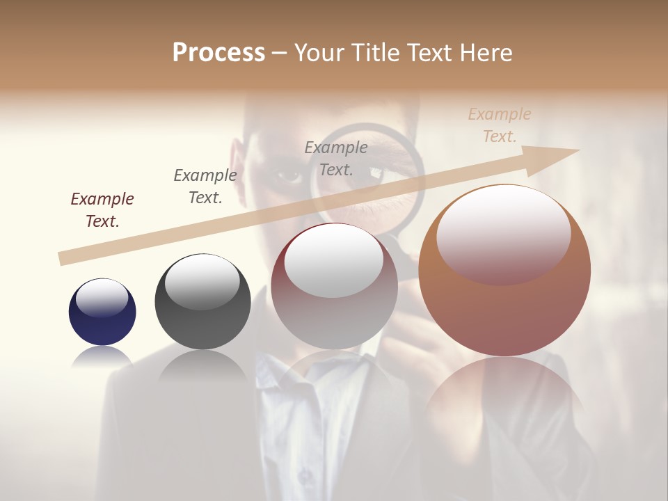 Portrait Inspector Closeup PowerPoint Template