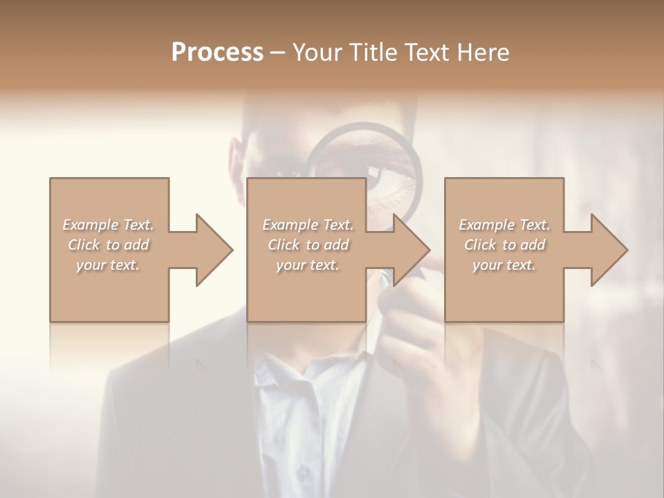 Portrait Inspector Closeup PowerPoint Template