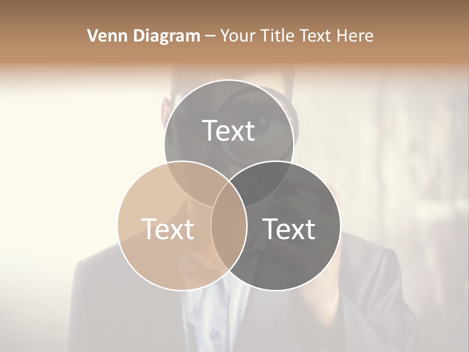 Portrait Inspector Closeup PowerPoint Template