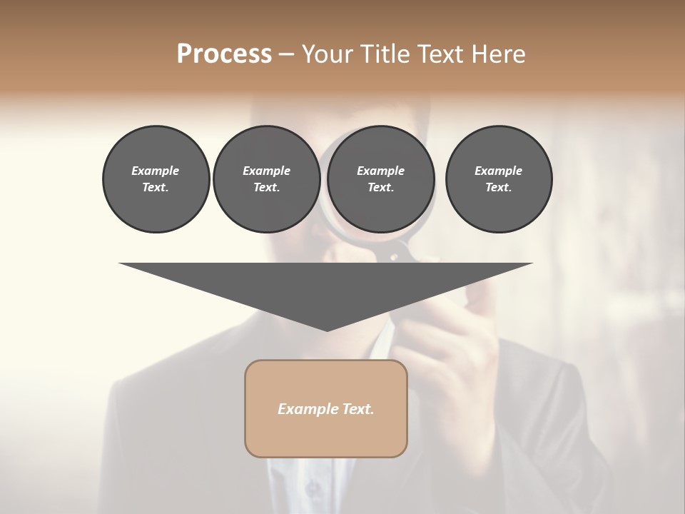 Portrait Inspector Closeup PowerPoint Template