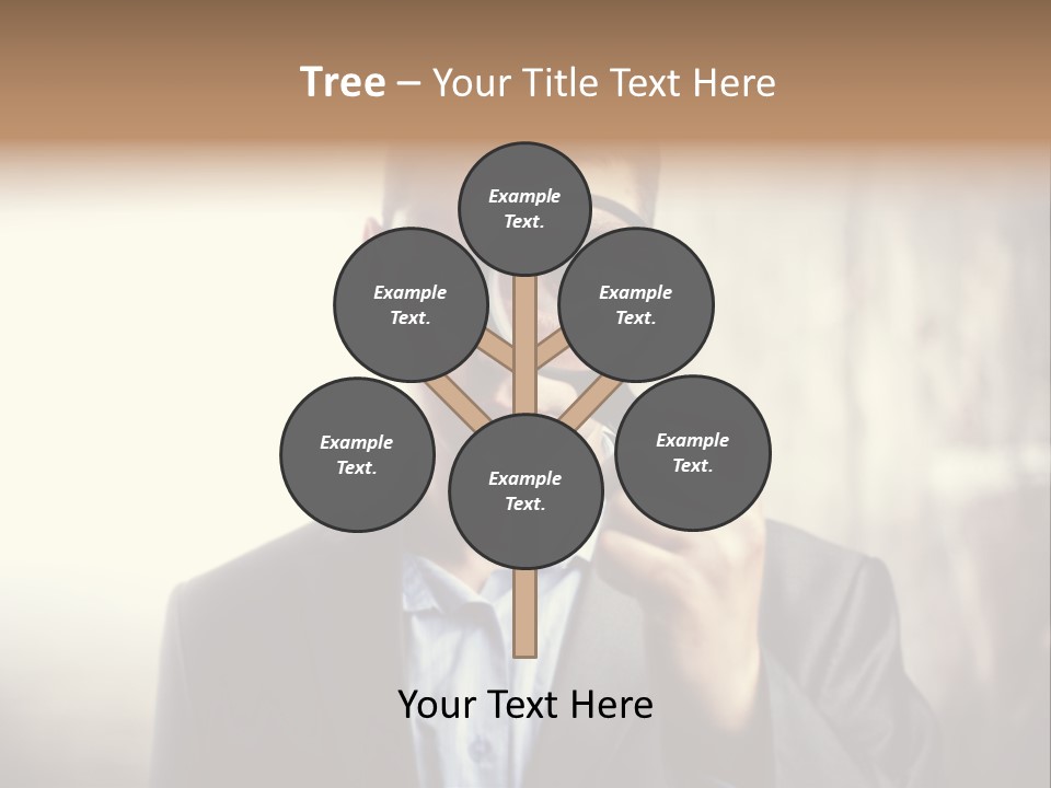 Portrait Inspector Closeup PowerPoint Template