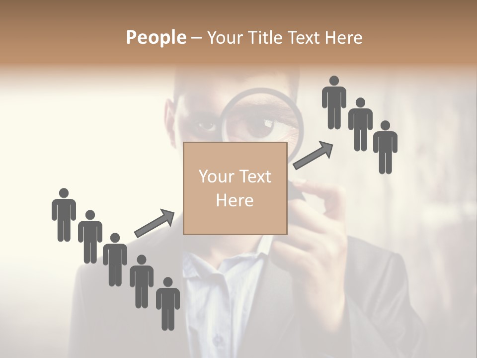 Portrait Inspector Closeup PowerPoint Template