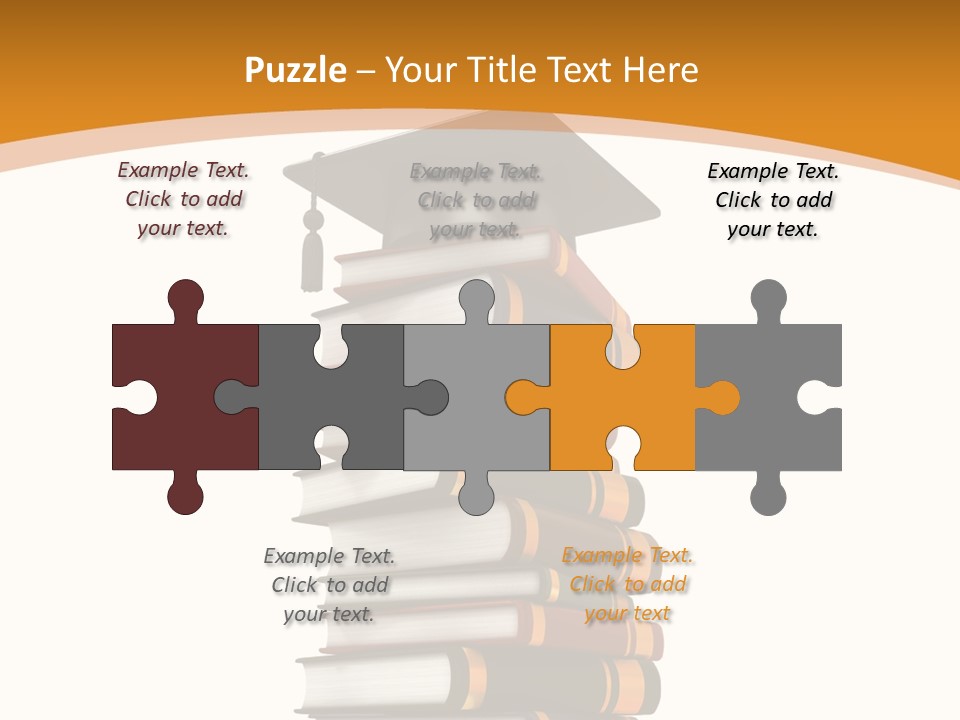 Educational Symbol Book PowerPoint Template