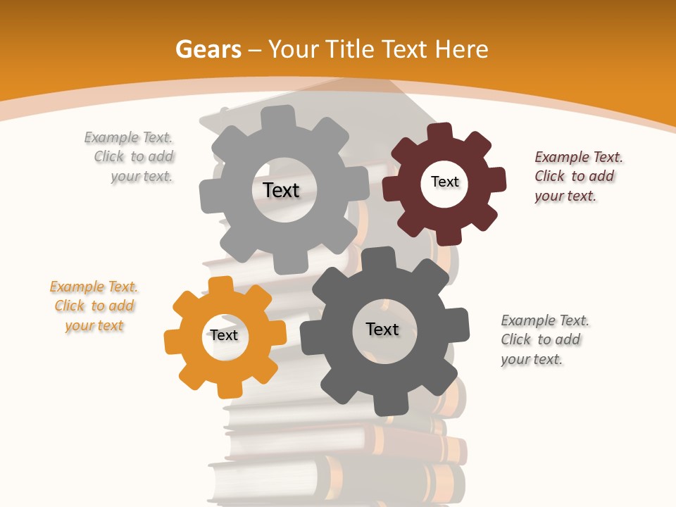 Educational Symbol Book PowerPoint Template