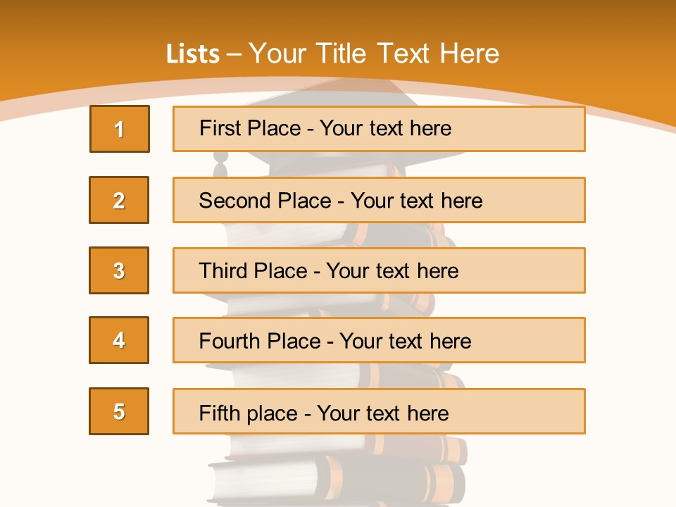 Educational Symbol Book PowerPoint Template