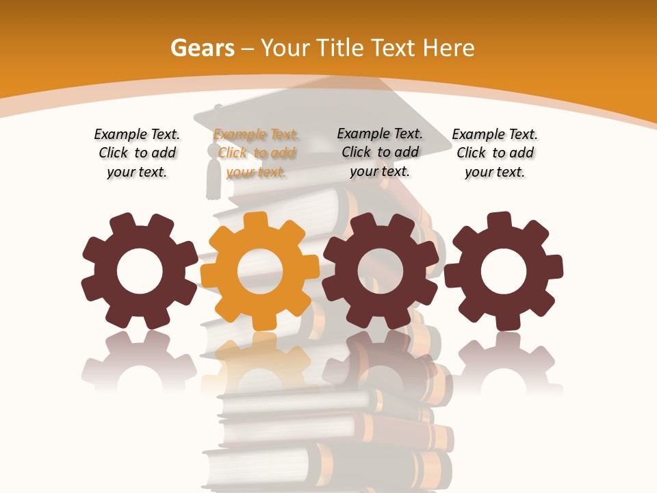 Educational Symbol Book PowerPoint Template