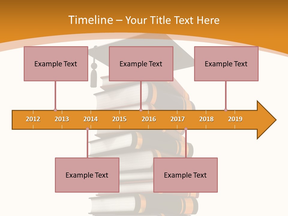 Educational Symbol Book PowerPoint Template