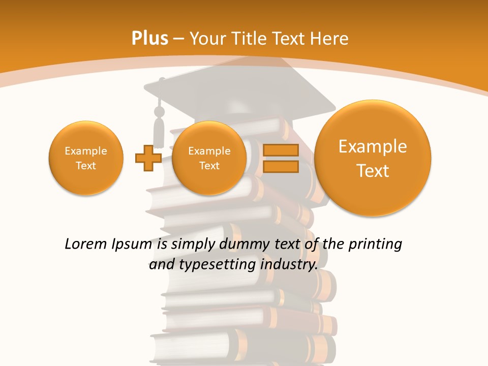 Educational Symbol Book PowerPoint Template