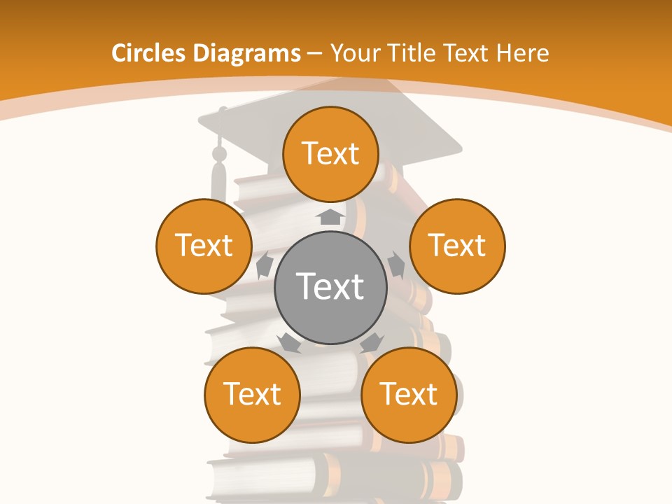 Educational Symbol Book PowerPoint Template